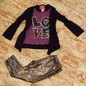 Park Bench Kids Purple Black